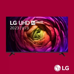 LG 43UR73006LA 43" UHD 4K Smart TV | AI ThinQ, Built-in Satellite, 3 HDMI, 1 USB, DTV