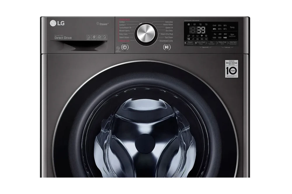 LG F2V5FGPYJE 9kg/5kg washer dryer, view 2