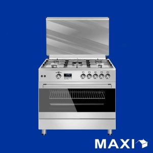 Maxi 60x90 Free Standing Gas Cooker (MAXI60X90FK962DSS) – Stainless Steel, Cast Iron Grids