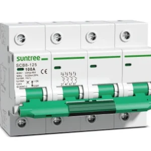 SUNTREE 100A 4-Pole AC Circuit Breaker | Industrial & Commercial Electrical Protection